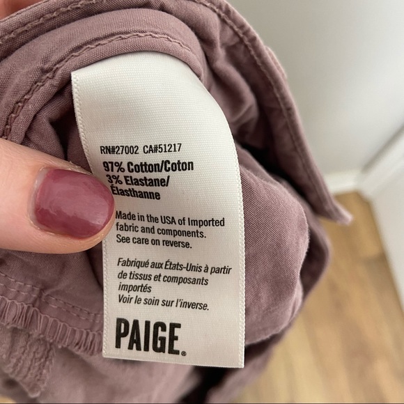 Paige Hoxton High-Rise Skinny Jeans in Faded Mauve Size 32 - Picture 10 of 10